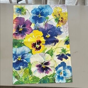 Floral Print Decorative Tapestry